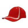 Cap - mod. 4099:Red, Cotton, White